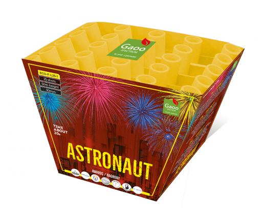 Astronaut, 25 SchussGAOO ÖKO - Feuerwerk