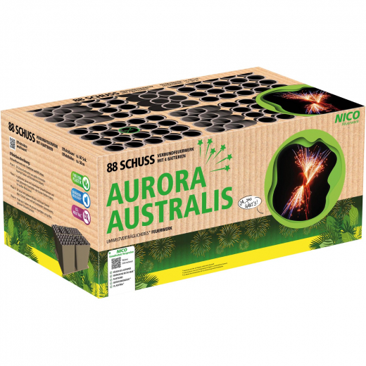 Aurora Australis, 88 SchussNICO Feuerwerk