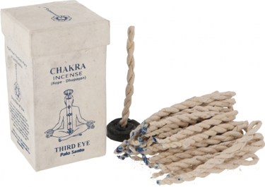 Chakra Incense, Nepal Räucherschnüre - Third Eye/Palo Santo Inhalt:  ca. 32g