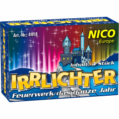 Irrlichter, 4er SchachtelNICO Jugendfeuerwerk